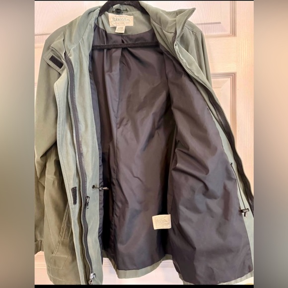 St. John's Bay Men's Jacket - Large - Double Zipper - Front Hood Missing - Picture 8 of 11